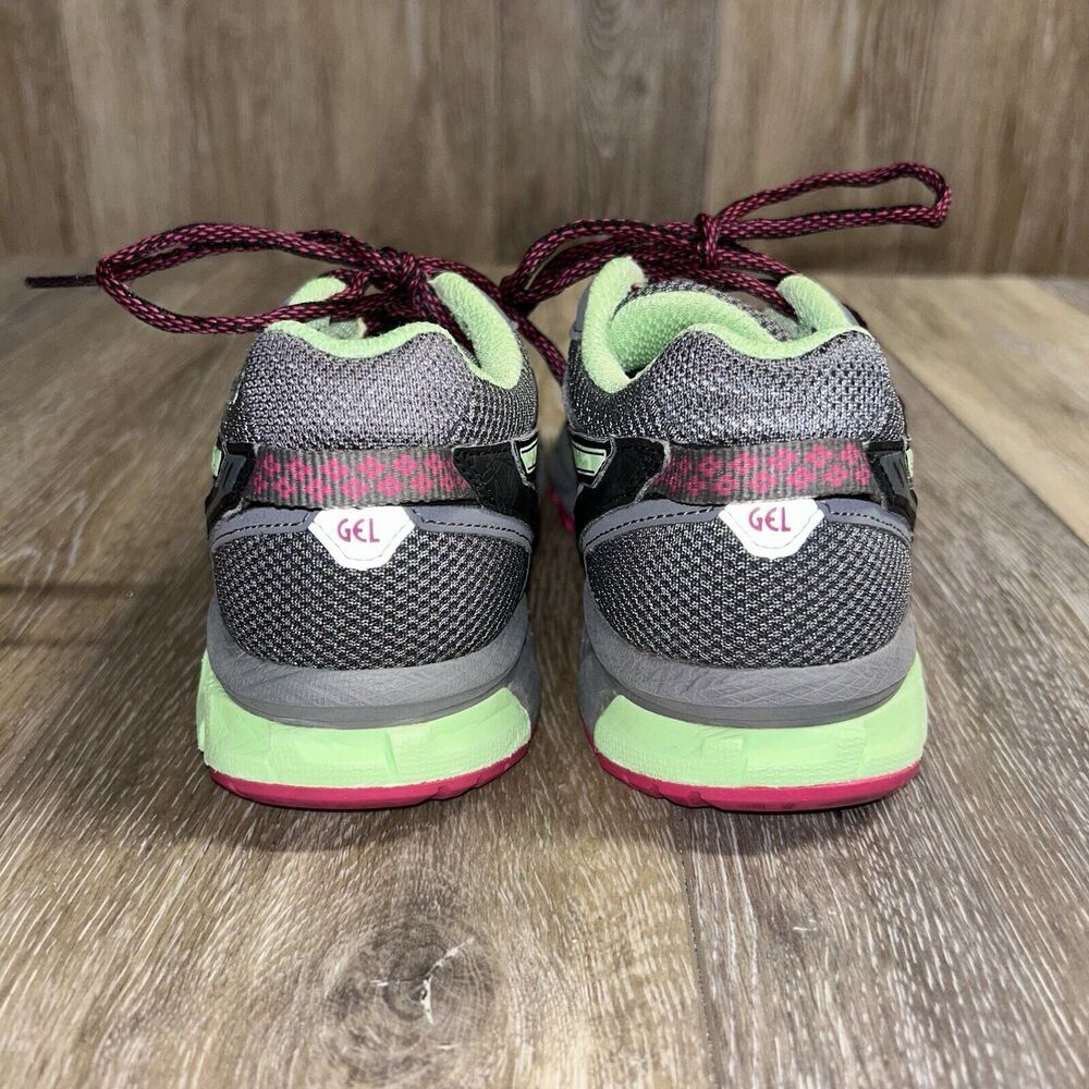 ASICS Gel-Sonoma Gray Pink Green Womens US Size 6 Running Sneaker Shoes T4F7N - Picture 7 of 11